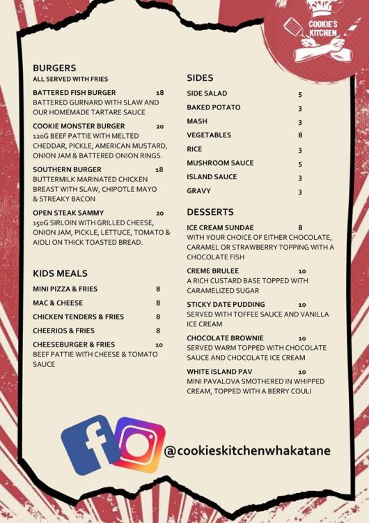 COOKIES KITCHEN WHAKATANE RESTAURANT EATERY