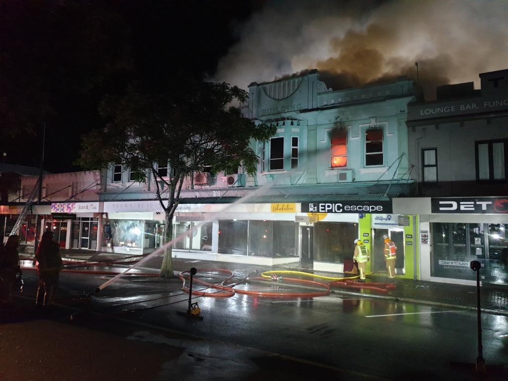 Whakatāne businesses 'stunned' after fire tore through 6 shops in CBD