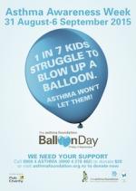 Asthma Awareness Balloon Day, Whakatane