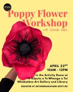 Poppy Flower Workshop Whakatane
