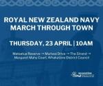 Royal New Zealand Navy Parade Whakatane