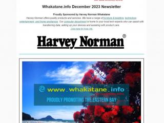 Whakatāne.info December Newsletter