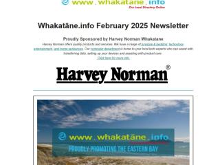 Whakatāne.info February Newsletter 