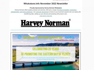 Whakatane.Info November 2022 Newsletter