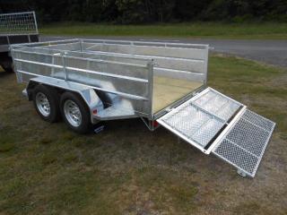 Custom Trailer with tailgate fold to ramp