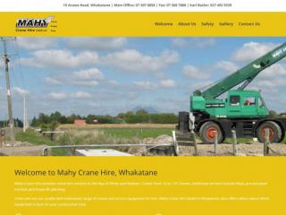 Mahy Crane Hire
