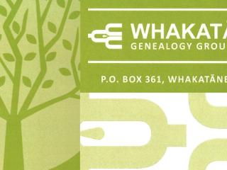 Whakatāne Genealogical Group - Monthly Meeting