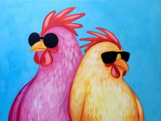 Paint and Wine Night in Whakatāne - Cluckin Fabulous Paint and Wine Night in Whakatāne - Cluckin Fabulous