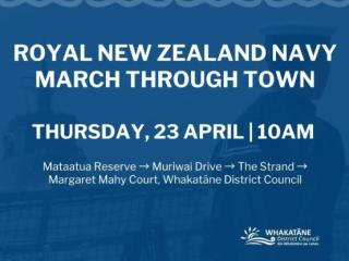 Royal New Zealand Navy Parade Whakatane