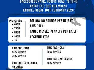 Bay of Plenty Schools Team Showjumping Edgecumbe Whakatane