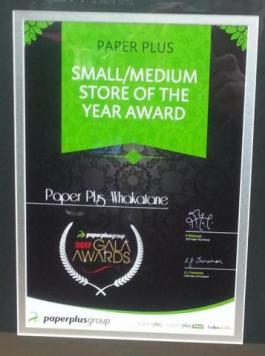 Paper Plus Small / Medium Store of the Year 2017